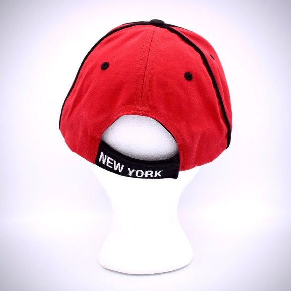 Saratoga NY Horse Race Course Hat Red 2012 Cap Cotton Embroidery Hook Loop Close - Picture 5 of 7